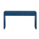 TREXM Rustic Console Table with 3 Fluted Drawers