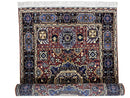 Hand-Knotted Afghani Blue & Brown Mamluk Wool Rug – 40” x 62”
