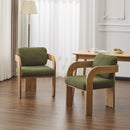 Dining Chairs With Pillow Back (Set of 2)