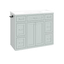 48" Mint Green Bathroom Vanity