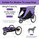 2-in-1 Bike Trailer & Push Cart for Pets