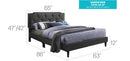 Button Tufted Bed Charming For Cozy Spaces by HouseOfZazla