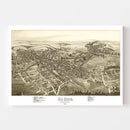 Vintage Map of Du Bois, Pennsylvania 1895