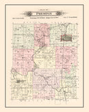 Vintage Map of Preston Township, Jasper County, Missouri 1895