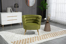 Accent Chair, leisure single chair with Golden feet