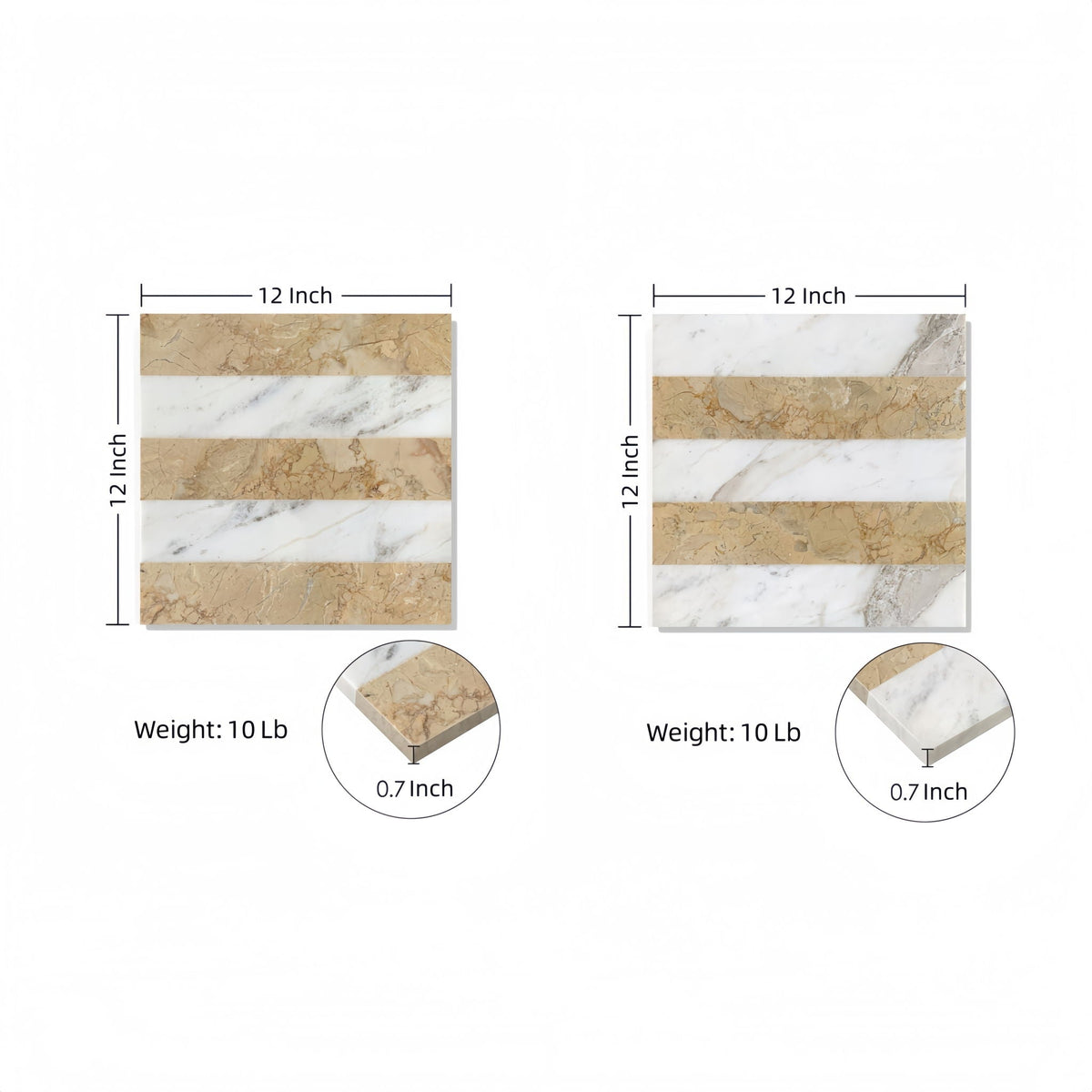 Elegant Waterjet Polished Marble Tile For Floor And Wall, photo 13 of 17