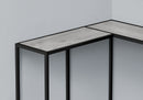 Corner Accent Console Table For Entryway, Unique L-Shaped Design by HouseOfZazla