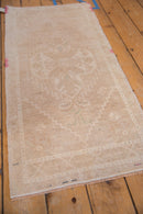 2x4 Vintage Distressed Oushak Rug Runner