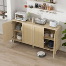 Buffet Cabinet With Adjustable Shelves For Kitchen by Unique Piece Furniture