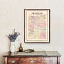 Vintage Map of Jackson Township, Jasper County, Missouri 1895