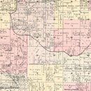Vintage Map of Jackson Township, Jasper County, Missouri 1895