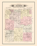 Vintage Map of Jackson Township, Jasper County, Missouri 1895