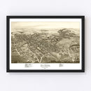 Vintage Map of Du Bois, Pennsylvania 1895
