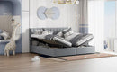 Upholstered Platform Bed With A Hydraulic Storage System by HouseOfZazla