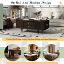 Modern Rectangle Coffee Table With Four Drawers by HouseOfZazla