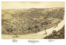 Vintage Map of Duquesne, Pennsylvania 1897