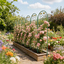 Metal Garden Trellis Rustproof Trellis For Climbing Plant Outdoor Flower Support by HouseOfZazla