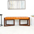 Riley - Bench - Brown / Rustic / Tan by HouseOfZazla