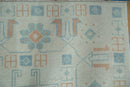 7x11.5 Vintage Distressed Oushak Carpet