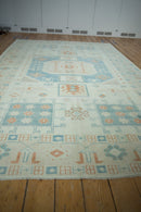 7x11.5 Vintage Distressed Oushak Carpet