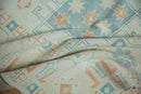 7x11.5 Vintage Distressed Oushak Carpet