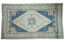 5.5x9.5 Vintage Distressed Oushak Carpet