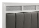 Barzini Wood Queen Panel Bed White