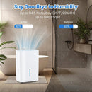 94.5 Pints Dehumidifier with 24H Timer and LED Display-White by LJGDeals