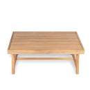 Patio Acacia Wood Chat Set, Club Chair + Coffee Table with Water-resistant Cushion by HouseOfZazla