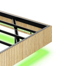 Floating Bedstead With Charging Station And LED Lights by HouseOfZazla