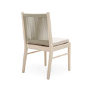Cordoba Dining Chair Set of 2 - Comfortable Armless Beige Chairs by HouseOfZazla