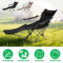Reclining Camping Chair with Footrest – 4-Position Adjustable