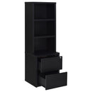 Geary - 3 Shelf Bookcase With USB Charging And Lockable Top Drawer by HouseOfZazla