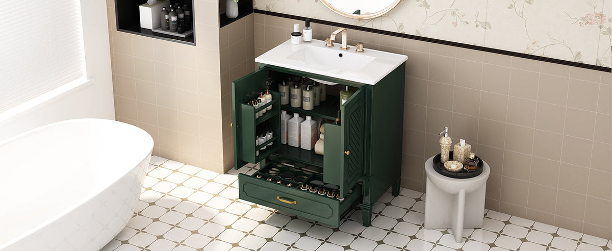30" Bathroom Vanity with Sink, photo 4 of 10