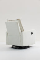 Short Plush Manual Button Armchair Sofa
