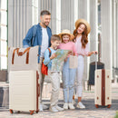 2 Piece Luggage Set With Bags Expanable Spinner Wheels ABS Lightweight Suitcase With Tsa Lock 20" / 24" by HouseOfZazla