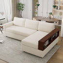 Sectional Sofa Upholstered Sofa Couch With Reversible Armrests For Living Room by HouseOfZazla