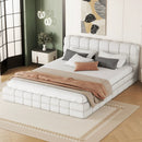Upholstered Platform Bed With Headboard by Unique Piece Furniture