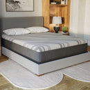 Bib Nl - 12" Pro Gel Hybrid Medium Mattress by HouseOfZazla