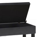 Cosmopolitan - Storage Ottoman Bench With Open Bottom by Unique Piece Furniture