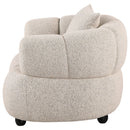 Whitney Contemporary Channel Tufted Boucle Upholstered Accent Chair