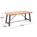 Catriona 3 Piece Wood Outdoor Dining Set - Teak by HouseOfZazla