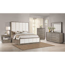 Prescott - 5 Drawer Bedroom Chest With Mitered Trim - Taupe by HouseOfZazla