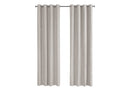 2 Pieces Set Room Darkening Curtain Panels with Grommet - Contemporary Style