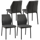 Dining Chairs Living Room Chair Modern Kitchen Armless Side Chair With Metal Legs by HouseOfZazla