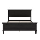 Mid-Century Modern Wood Platform Bed, Queen Size by HouseOfZazla