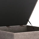 Owen - Multifunctional Square Coffee Table Storage Ottoman by Unique Piece Furniture