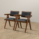 Athena - Dining Chair (Set of 2) - Black / Brown by Unique Piece Furniture