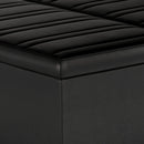 Ellis - Coffee Table Storage Ottoman Contemporary Design