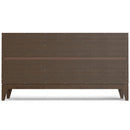 Harper - 3 Door Sideboard Buffet / Storage Cabinet - Walnut Brown